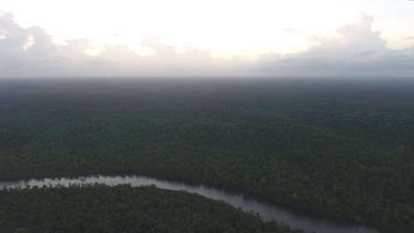 Oiapoque-River-border-between-French-Guiana-and-Brazil.-Aerial-drone-view